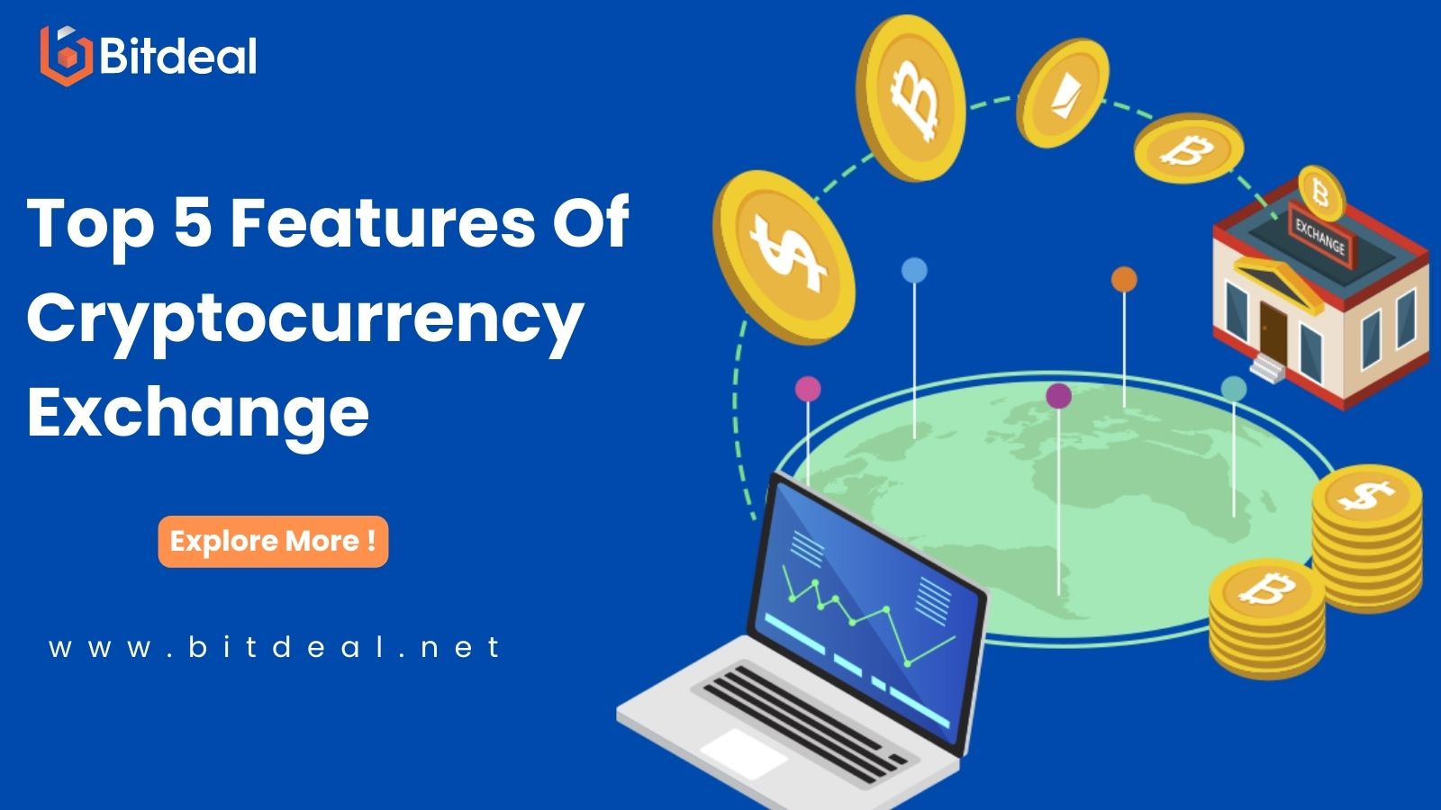 What are the Top 5 Features In  Cryptocurrency Exchange ?