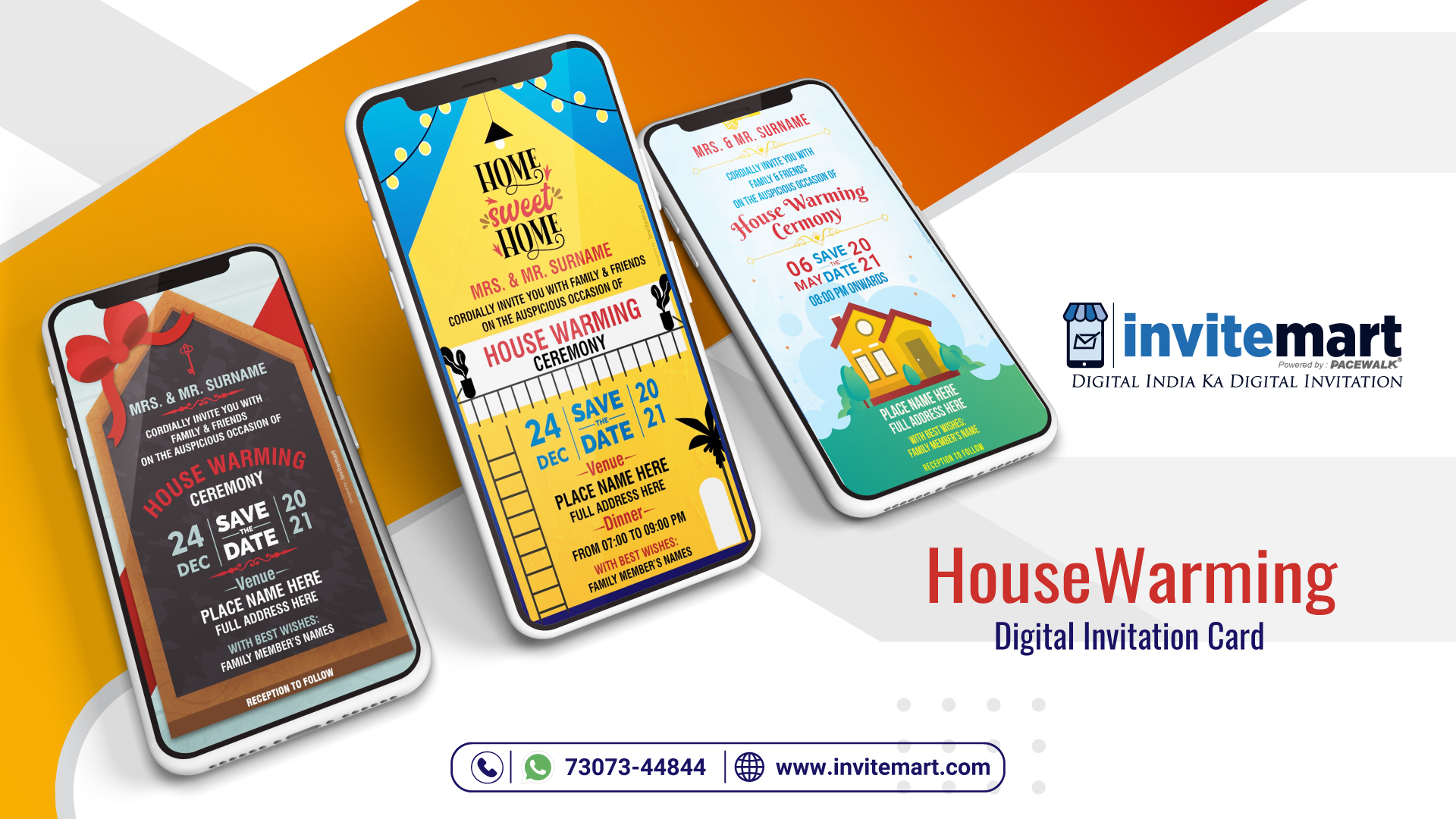 Invitemart housewarming invitation : How to choose the ideal digital Invitation card company?