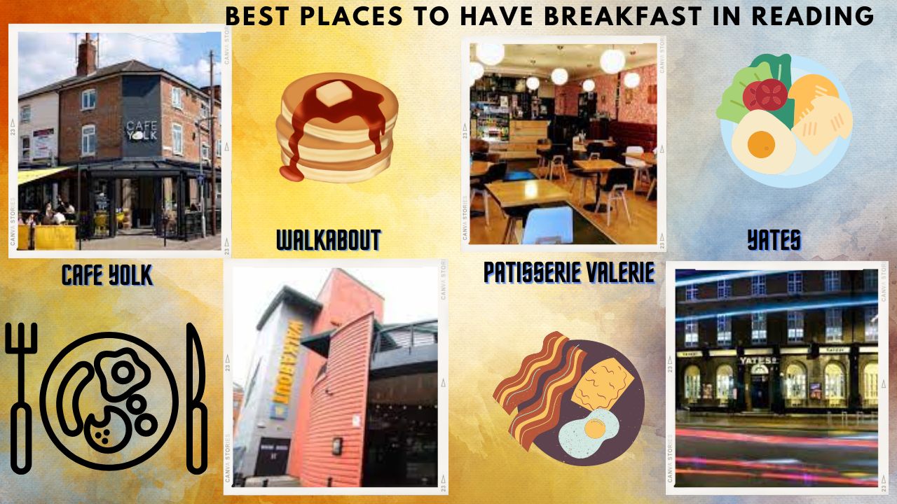 Best places to have breakfast in Reading. 
