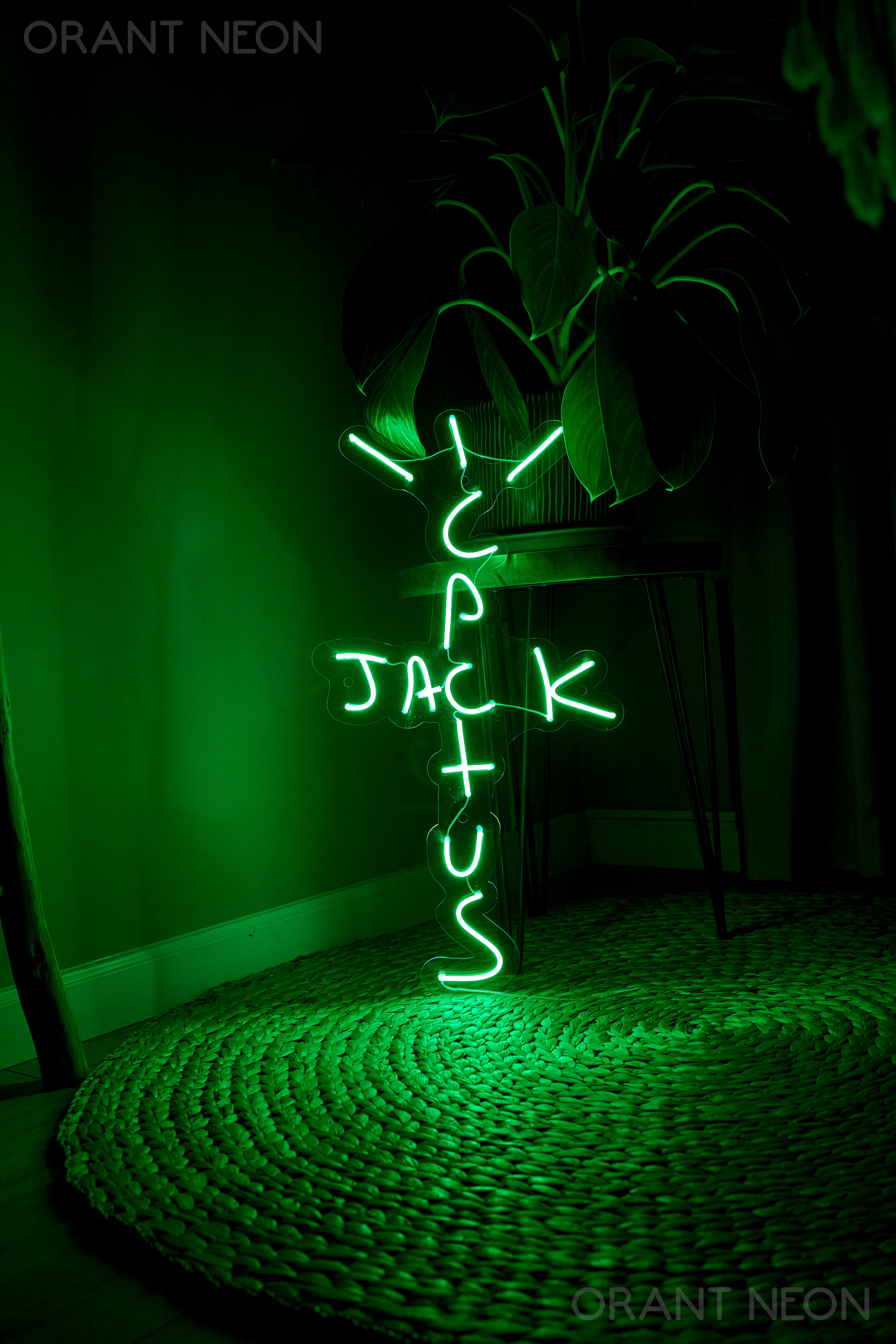 Neon sign for room