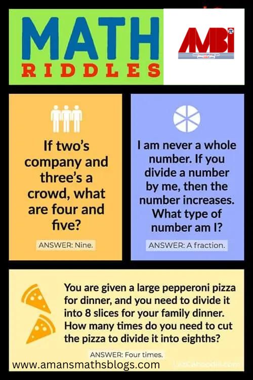 math riddles with answers
