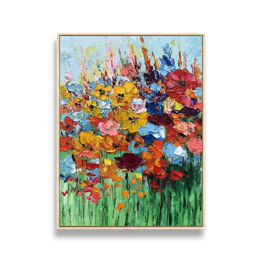 How to Identify Original Textured Flower Paintings?