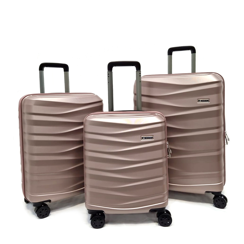 4 wheel suitcase set