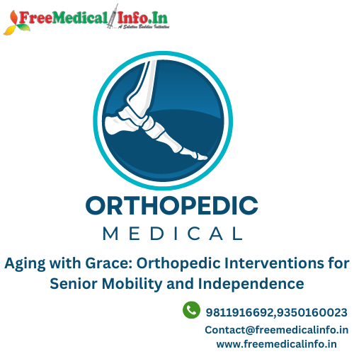 Ageing Gracefully Orthopedics Interventions for Senior Mobility and Independence