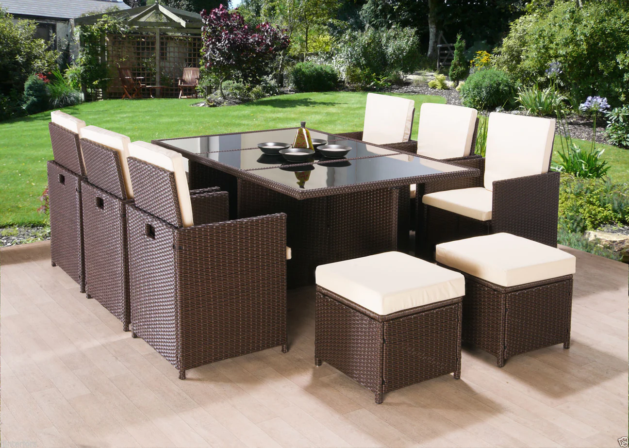 What are the considerations for financing garden furniture purchases