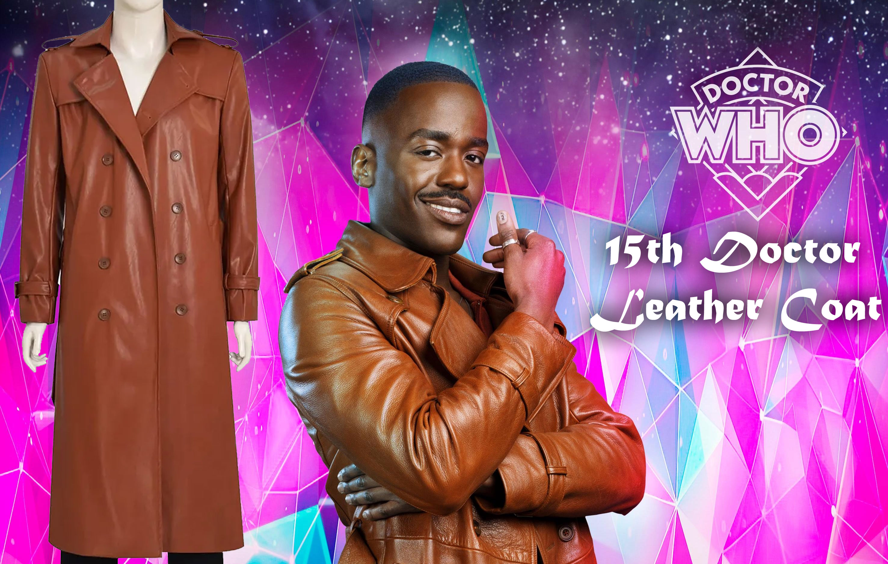 Unveiling the Timeless Elegance: The 15th Doctor Who Leather Coat in Fashion