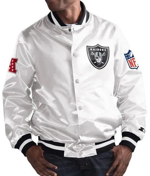 Mark Davis Exclusive: Raiders Jacket Unleashed for Fans