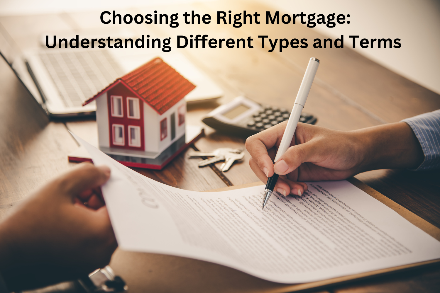Choosing the Right Mortgage: Understanding Different Types and Terms
