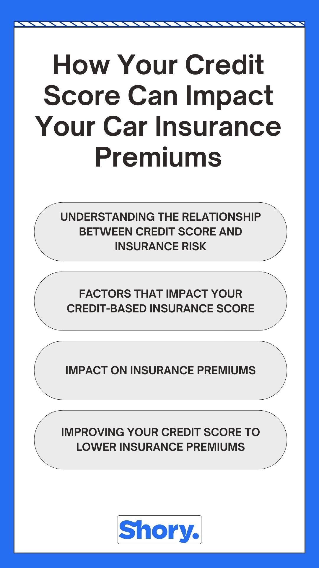 How Your Credit Score Can Impact Your Car Insurance Premiums