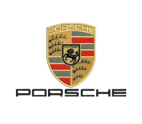 Porsche Embroidery Design: A Classy Thread Art