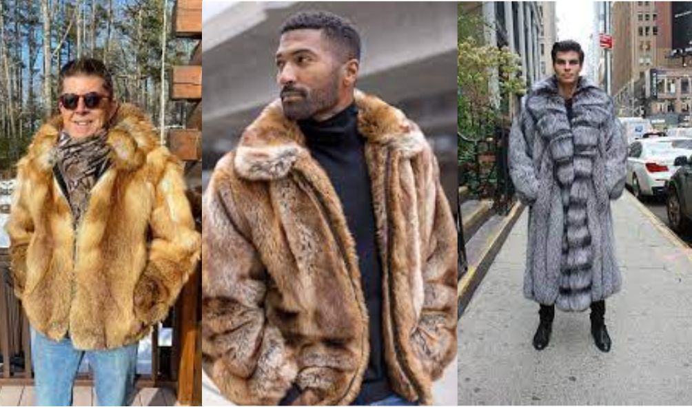 real fur jacket mens