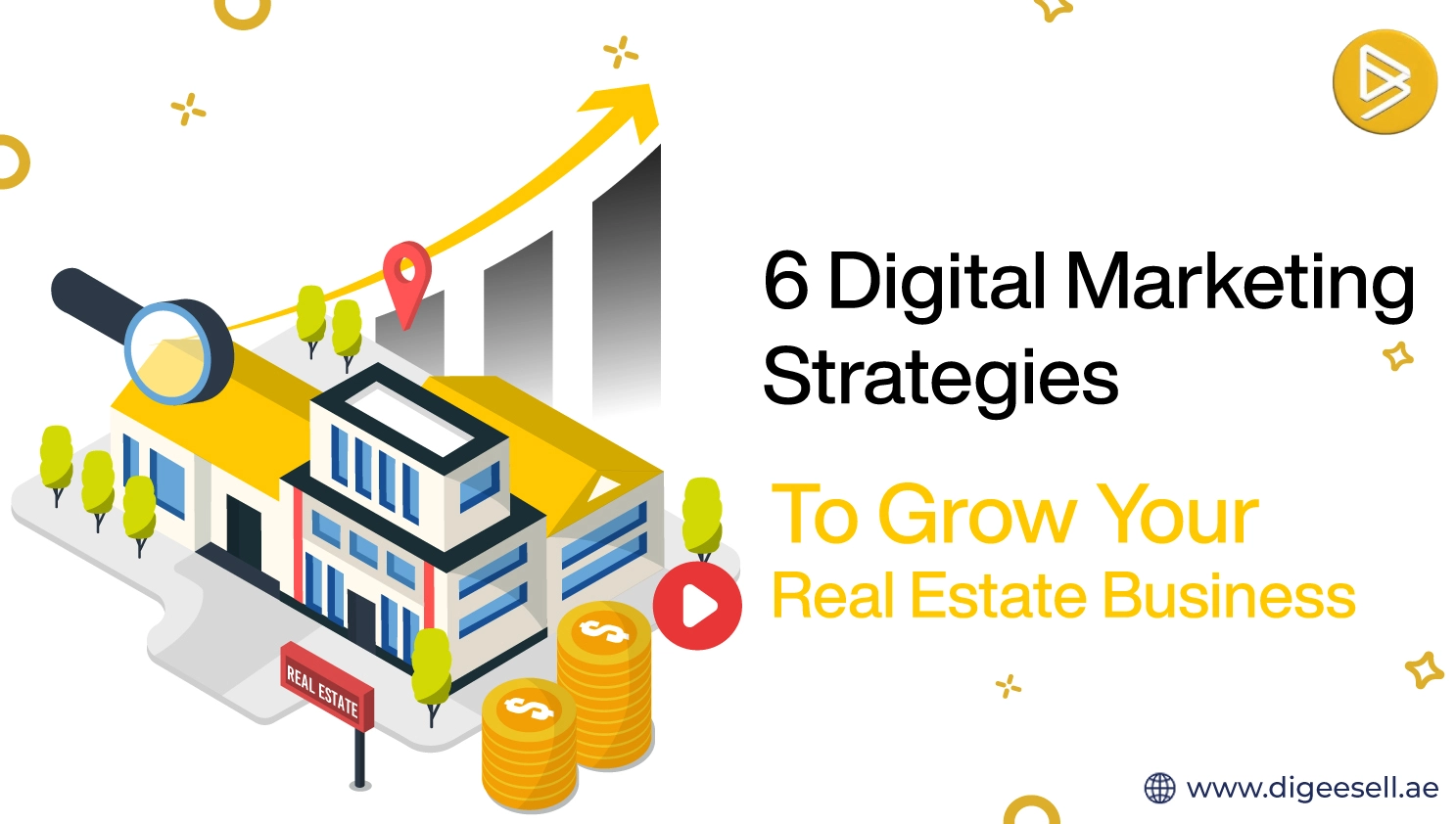 How are the benefits of digital marketing for real estate businesses?
