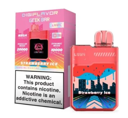 Dive into Icy Delight: Unveiling the Digi Lush Box 20000 – Strawberry Ice